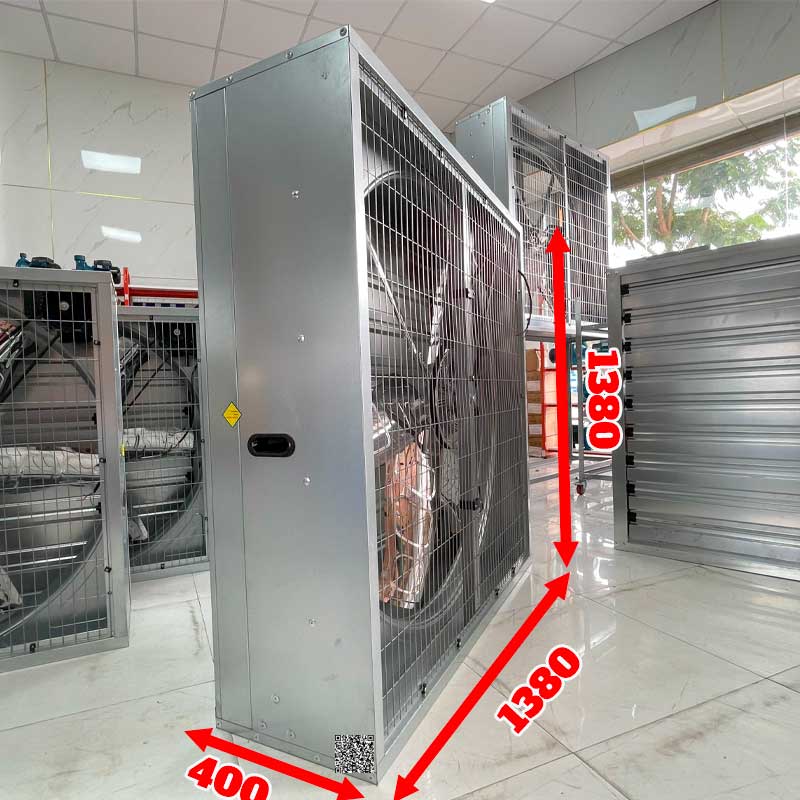 quạt công nghiệp 1380x1380 cho nhà xưởng